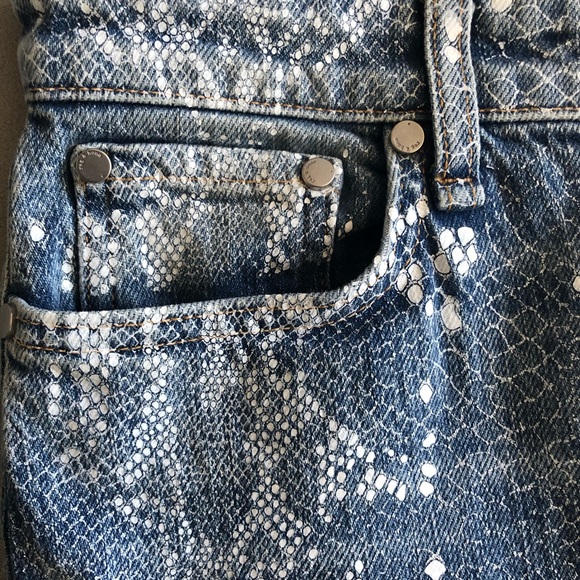 Rag & Bone Nina High Rise Jeans Python 26 - Picture 5 of 8